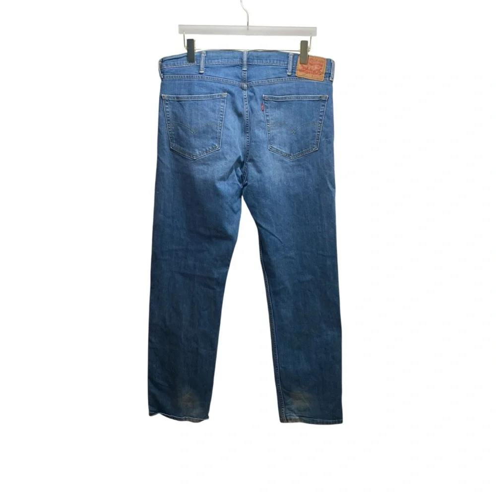 Levis‎ 505 Jeans Mens Blue 38x34 Straight Leg Regular Fit Classic Medium Wash